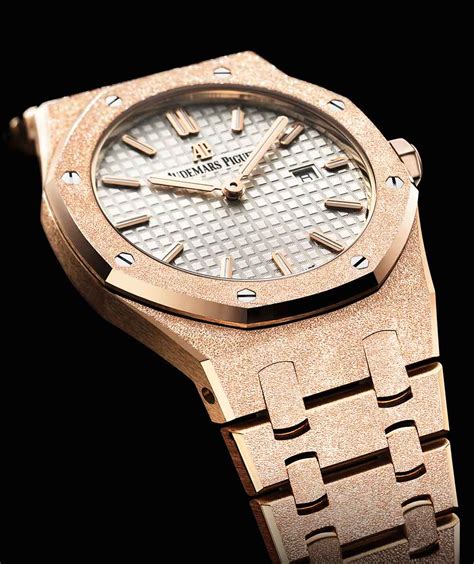 frosted gold audemars piguet|audemars piguet gold case.